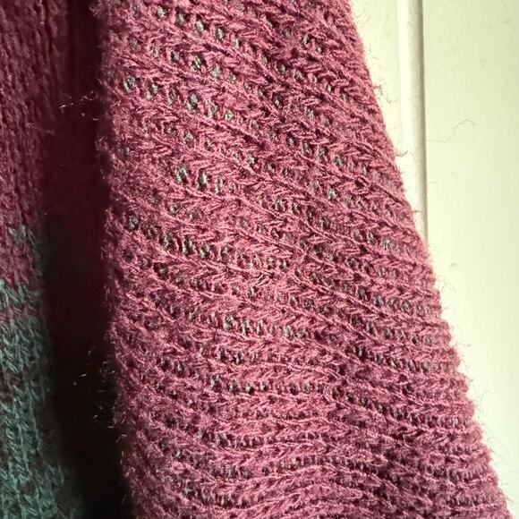 Vintage South Mountain Mens Sweater Sz 2X Burgundy Gray Blue - Picture 9 of 9